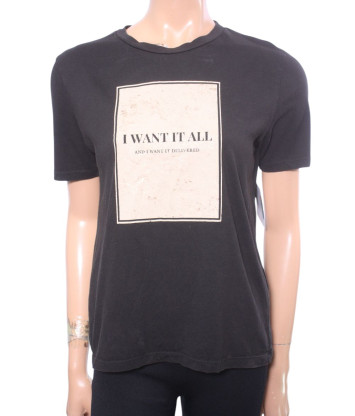 Футболка Zara (S, 160г) - MSH Секонд-Хенд