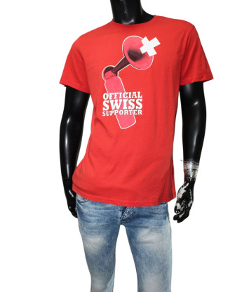 Футболка Switzerland (L, 160г) - MSH Секонд-Хенд