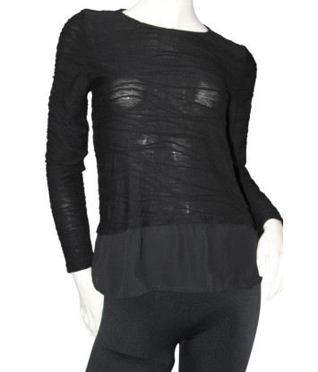 Футболка с длинным рукавом CASUAL (S, 190г) - MSH Секонд-Хенд