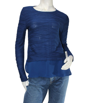 Футболка с длинным рукавом CASUAL (S, 180г) - MSH Секонд-Хенд
